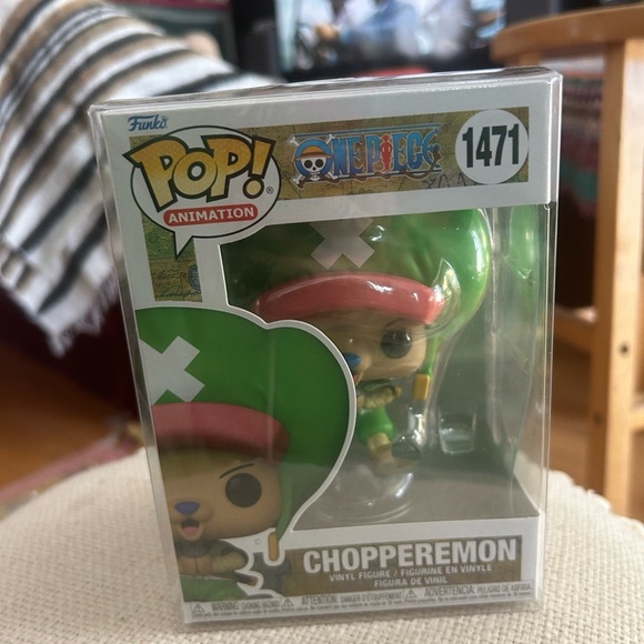 Funko Other - Funko Pop! Vinyl Choppermon Flocked #1471 With Protector One Piece (Exclusive)